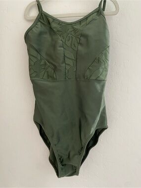 So Danca Olive Green Leotard Size 12-14
